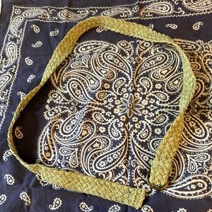 Braided Green Women’s Belt Size 6 37”